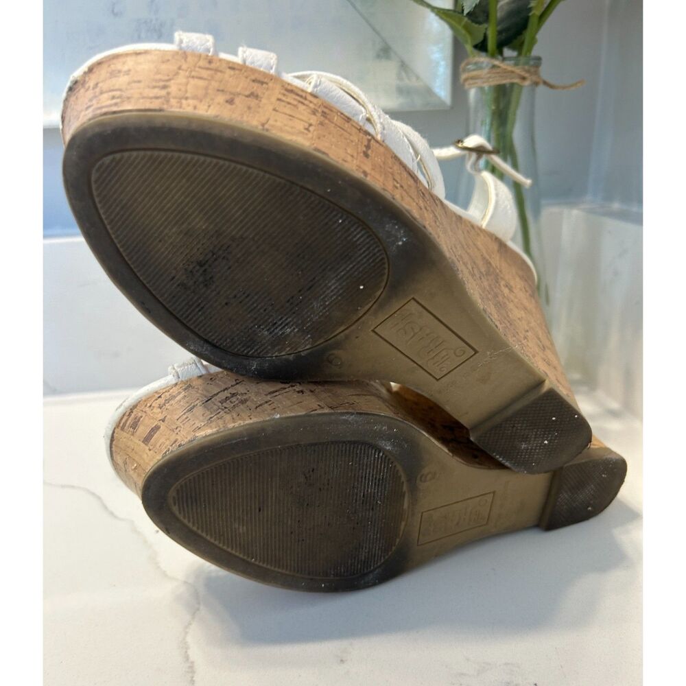 Brash Brand Wedge Strappy Sandals Women's Size 6 - Picture 5 of 7